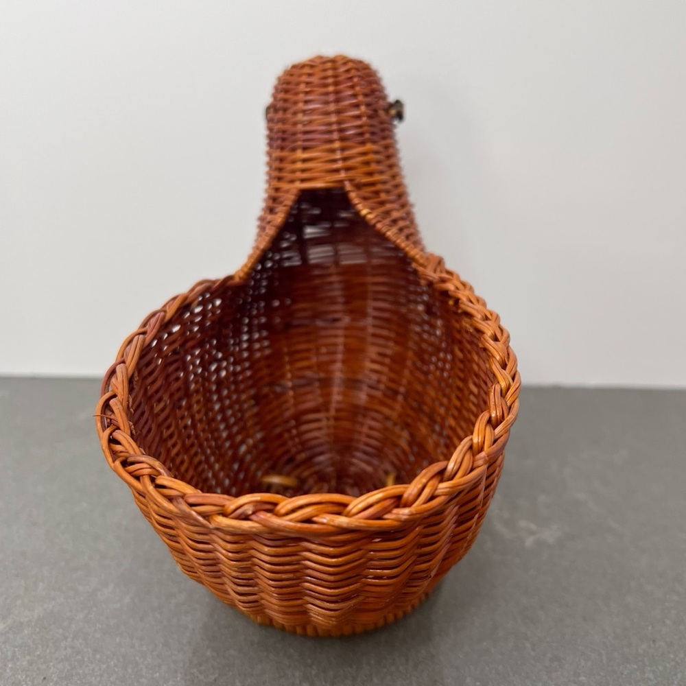 Vintage Avon chicken chick menagerie wicket basket with original box - Picture 4 of 8